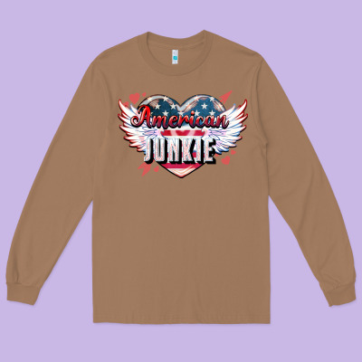 American Junkie 4th Of July Long Sleeve Tee Designed By Howdyjamesfarm