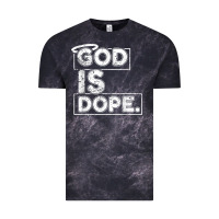 Cloud Black God Is Dope Gift for faithful Christians Vintage Tee - minhPixels