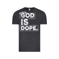 Vintage Black God Is Dope Gift for faithful Christians Vintage Tee - minhPixels