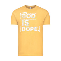 Vintage Mustard God Is Dope Gift for faithful Christians Vintage Tee - minhPixels