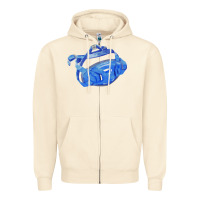 Sandshell Chin Guard Fa Element 1 Zipper Hoodie - FaDigitalArtStudio