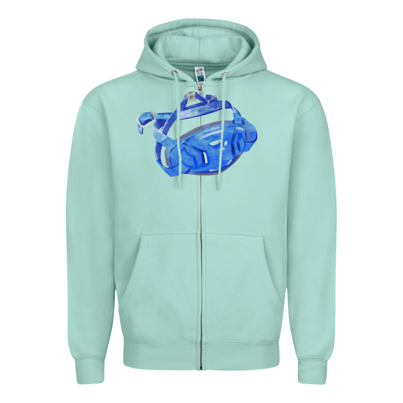 Chin Guard Fa Element 1 Zipper Hoodie by FaDigitalArtStudio | Teevron