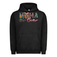 Pigment Black mama bear with mama and baby Urban Hoodie - Artiststas