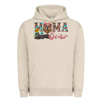 Pigment French Oak mama bear with mama and baby Urban Hoodie - Artiststas