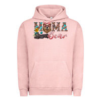 Pigment Salmon mama bear with mama and baby Urban Hoodie - Artiststas