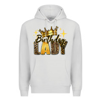 Dove Grey birthday lady Premium Hoodie - RanaPortraitStore