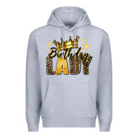Heather Grey birthday lady Premium Hoodie - RanaPortraitStore