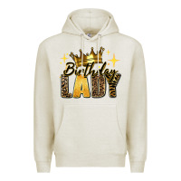 Oatmeal Heather birthday lady Premium Hoodie - RanaPortraitStore