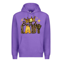 Purple birthday lady Premium Hoodie - RanaPortraitStore