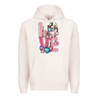 Pale Pink Love Easter Premium Hoodie - BundleAndBundleShop