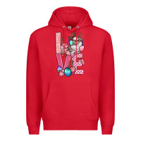 Red Love Easter Premium Hoodie - BundleAndBundleShop