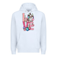 White Love Easter Premium Hoodie - BundleAndBundleShop