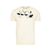 Vintage Arctic christmas santa dinosaur sleigh ride t rex funny gift t shirt Vintage Tee - minhPixels