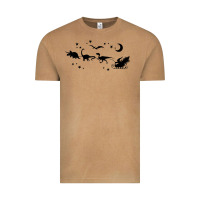 Vintage Camel christmas santa dinosaur sleigh ride t rex funny gift t shirt Vintage Tee - minhPixels