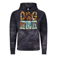 Cloud Black Dog Mom with Paw Vintage Hoodie - texasbilliewilder