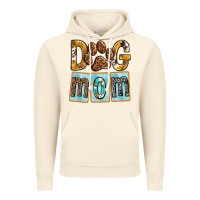 Vintage Artic Dog Mom with Paw Vintage Hoodie - texasbilliewilder
