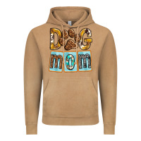 Vintage Camel Dog Mom with Paw Vintage Hoodie - texasbilliewilder