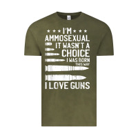 Vintage Olive Ammosexual Bullets Love Pro Gun Lover Cool Enthusiast Gifts Vintage Tee - minhPixels