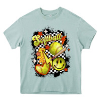 Arona vintage softball Heavy Core Tee - MaliasSmallBusiness