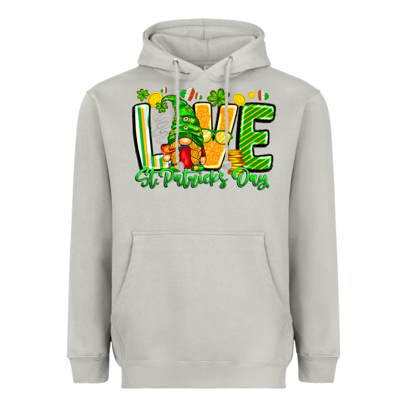 Love St Patricks Day Heavyweight Hoodie by CowhideDigitalArt | Teevron