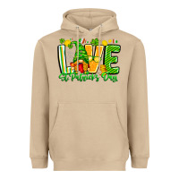 Mushroom love st patricks day Heavyweight Hoodie - CowhideDigitalArt