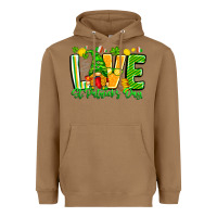 Toasted Coconut love st patricks day Heavyweight Hoodie - CowhideDigitalArt