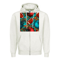 Oatmeal Heather american football helmet with leopard and gemstone Zipper Hoodie - BundleAndBundleShop