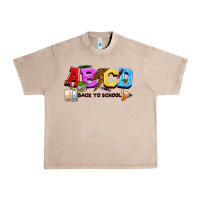 French Oak abcd back to school Urban Heavy Tee - NancyCooperArtShop