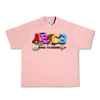 Salmon abcd back to school Urban Heavy Tee - NancyCooperArtShop