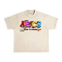 Sandshell abcd back to school Urban Heavy Tee - NancyCooperArtShop