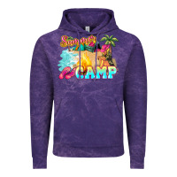 Cloud Purple summer camp Vintage Hoodie - NancyCooperArtShop