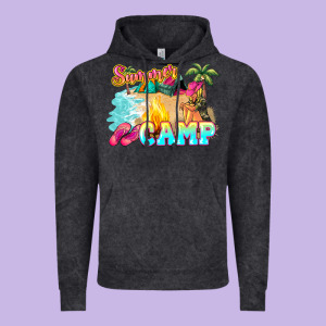 Summer Camp Vintage Hoodie Designed By Nancycooperartshop