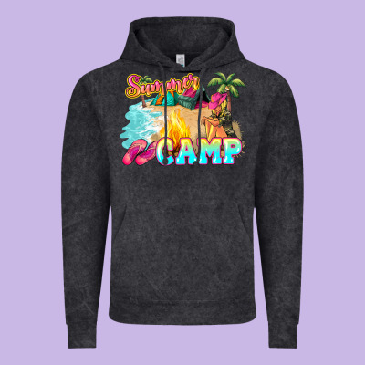 Summer Camp Vintage Hoodie Designed By Nancycooperartshop