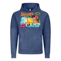 Vintage Denim summer camp Vintage Hoodie - NancyCooperArtShop