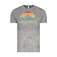 Cloud Rock Colorado Retro Vintage Mountains Nature Hiking Vintage Tee - minhPixels