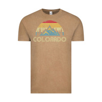 Vintage Coffee Colorado Retro Vintage Mountains Nature Hiking Vintage Tee - minhPixels