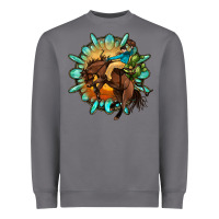 Storm gemstone cowboy Heavyweight Sweatshirt - OliviaCreatesArt