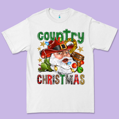 Country Christmas Premium Tee Designed By Nancycooperartshop