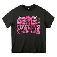 Asphalt kisses cowboys martinis Heavy Core Tee - NancyCooperArtShop