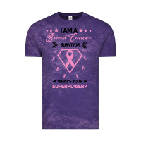 Cloud Purple I am a Breast Cancer Survivor What is Your Superpower Vintage Tee - Bettercallsaul