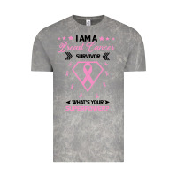 Cloud Rock I am a Breast Cancer Survivor What is Your Superpower Vintage Tee - Bettercallsaul