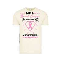 Vintage Arctic I am a Breast Cancer Survivor What is Your Superpower Vintage Tee - Bettercallsaul