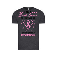 I Am A Breast Cancer Survivor What Is Your Superpower Vintage Tee | Teevron
