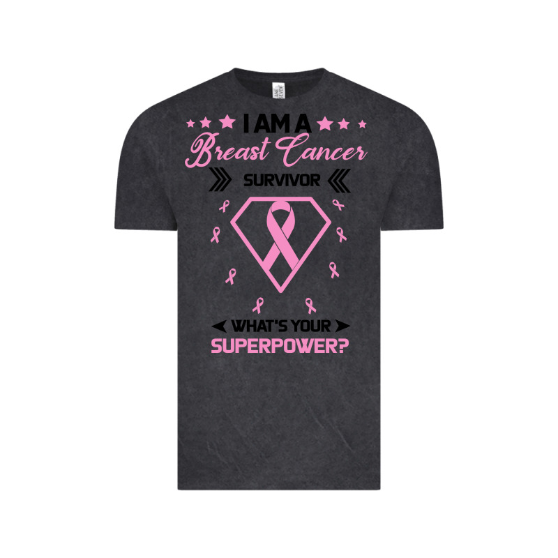 I Am A Breast Cancer Survivor What Is Your Superpower Vintage Tee by Bettercallsaul | Teevron