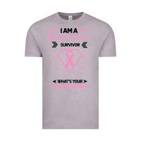 Vintage Zinc I am a Breast Cancer Survivor What is Your Superpower Vintage Tee - Bettercallsaul