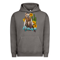 Pigment Tornado mama bear with sunflowers and cactus Urban Hoodie - Artiststas