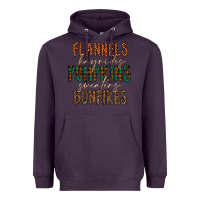 Plum flannels hayrides pumpkins bonfires Heavyweight Hoodie - CowhideDigitalArt