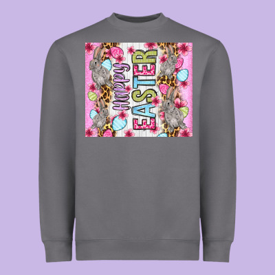 Happy Easter Bunnies Eggs 20oz Skinny Tumbler Heavyweight Sweatshirt Designed By Oliviacreatesart