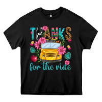 Black thanks for the ride Heavy Core Tee - NancyCooperArtShop