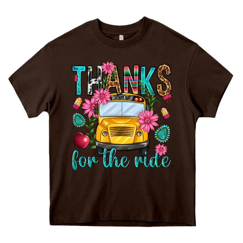 Thanks For The Ride Heavy Core Tee by NancyCooperArtShop | Teevron